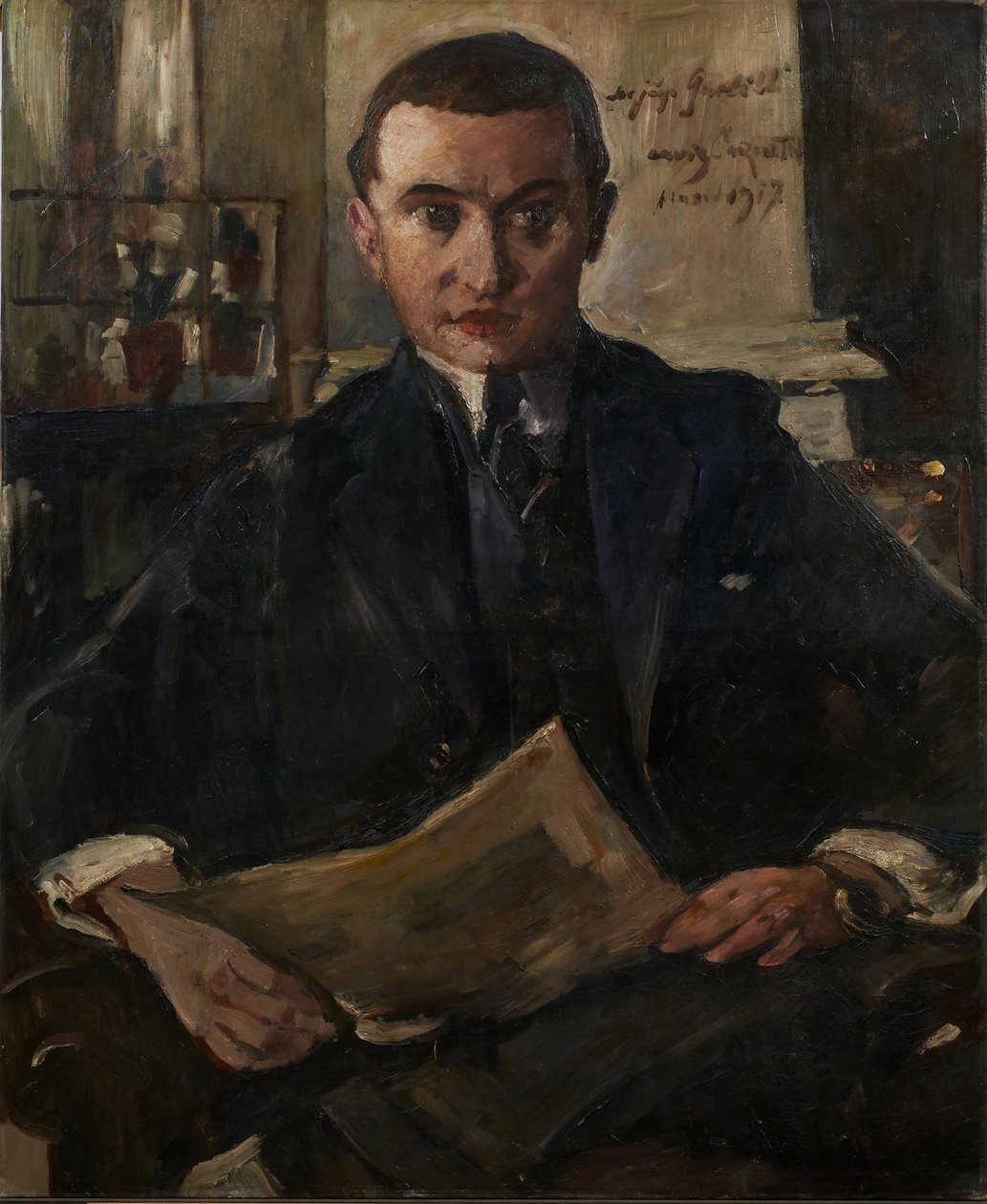 Portræt af Wolfgang Gurlitt af Lovis Corinth