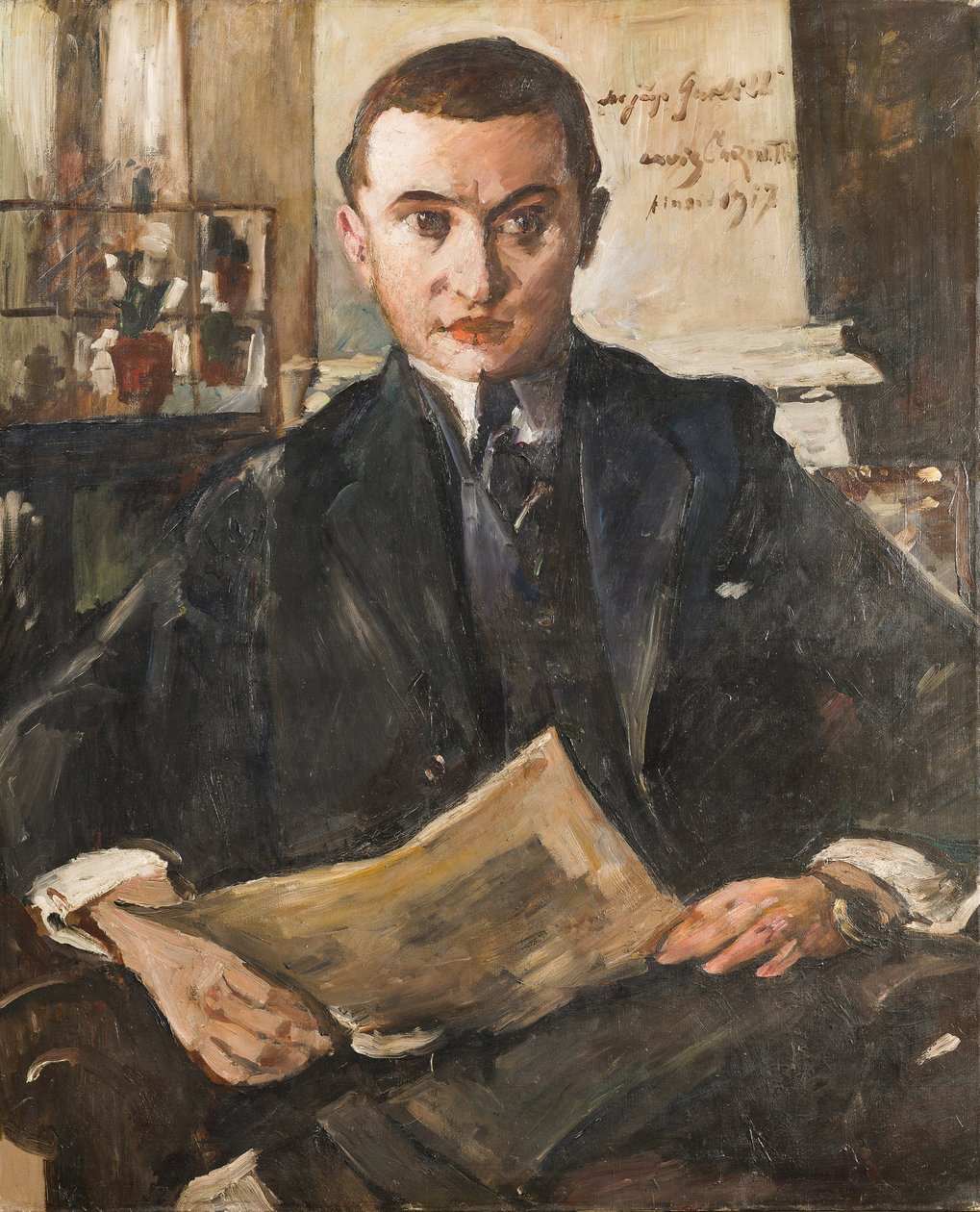 Portræt af Wolfgang Gurlitt, 1917. af Lovis Corinth