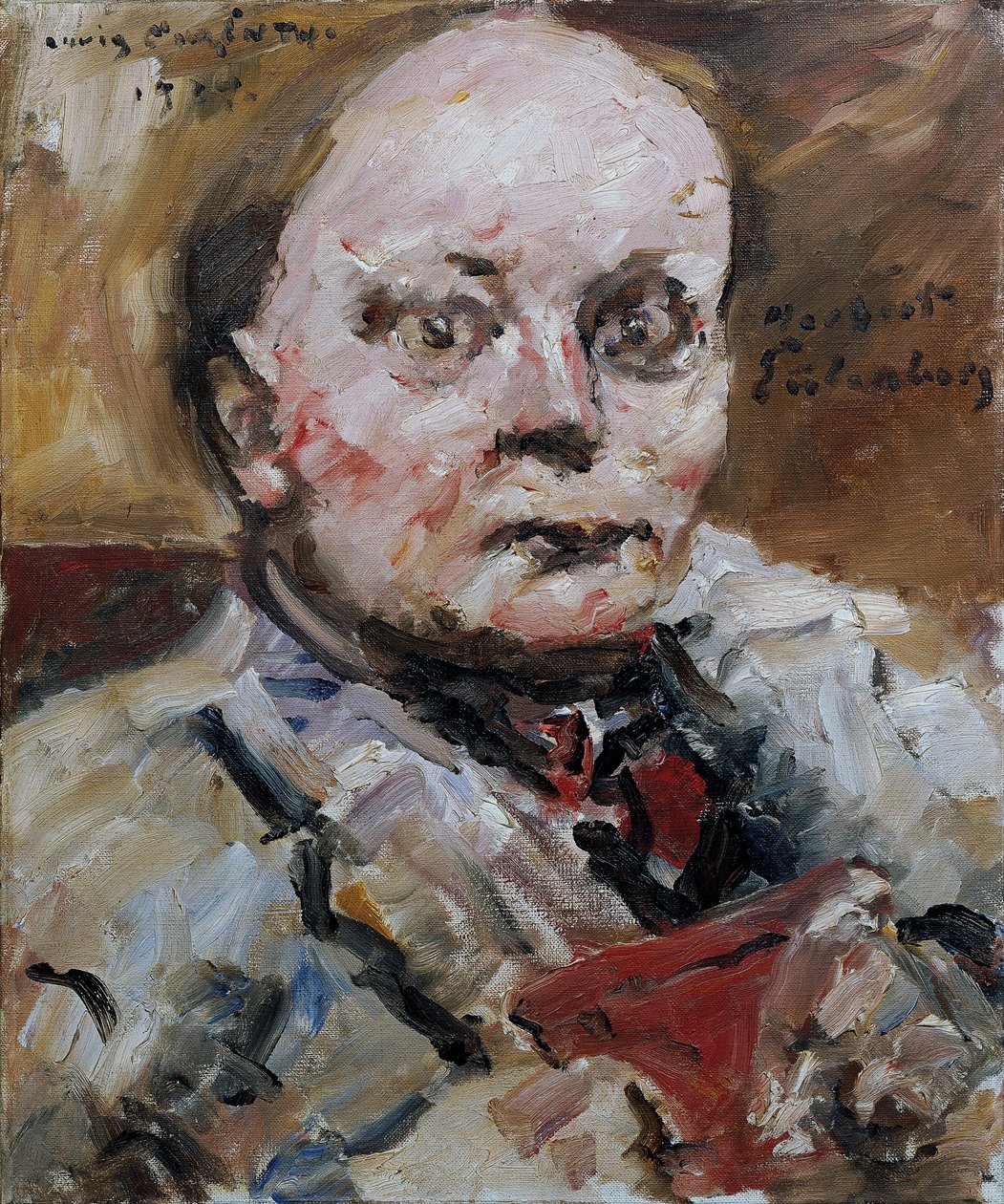 Portræt af digteren Herbert Eulenberg, 1924. af Lovis Corinth