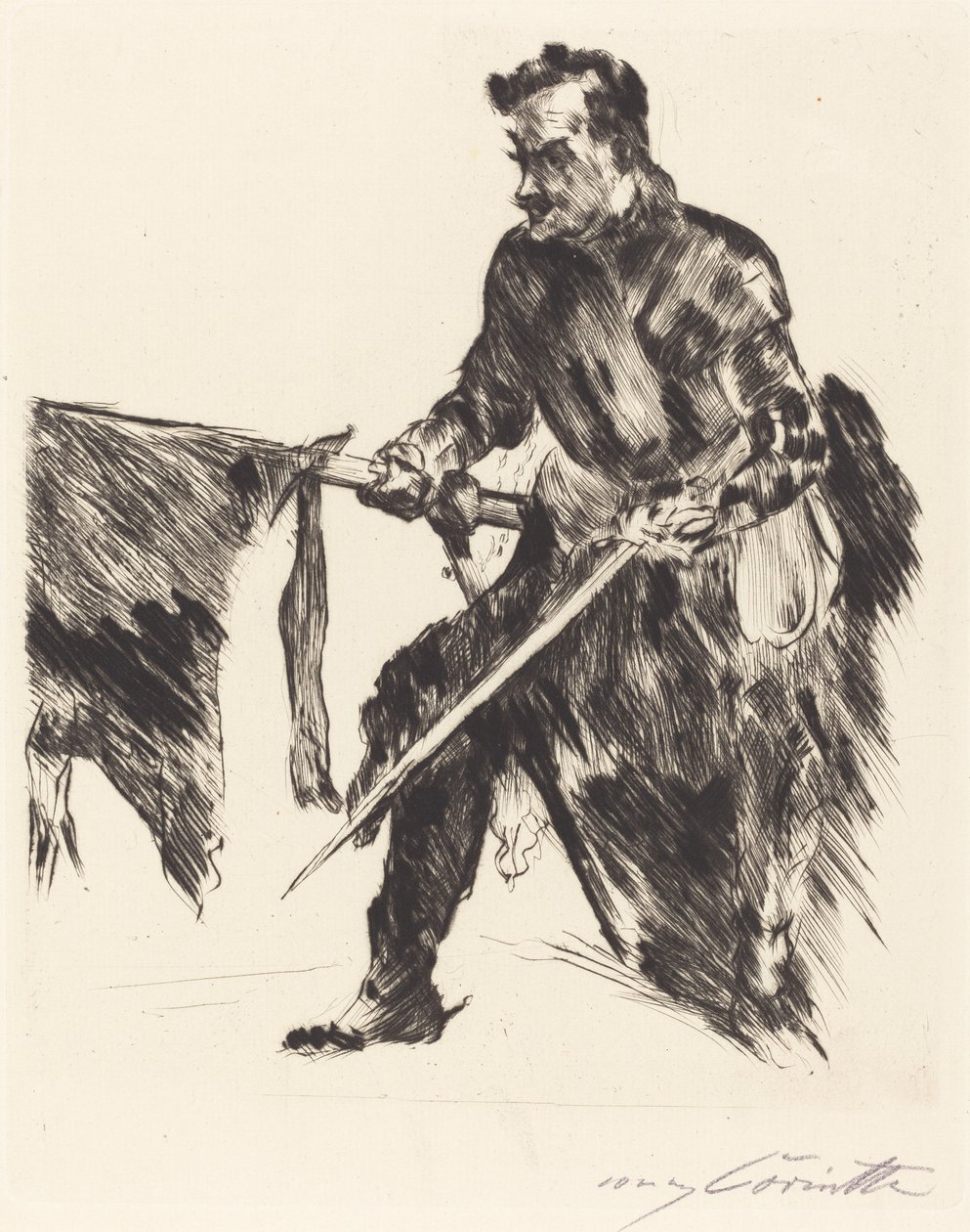 Rudolf Rittner som Florian Geyer af Lovis Corinth