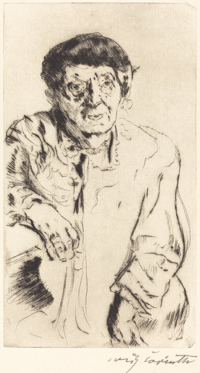 svigermor af Lovis Corinth