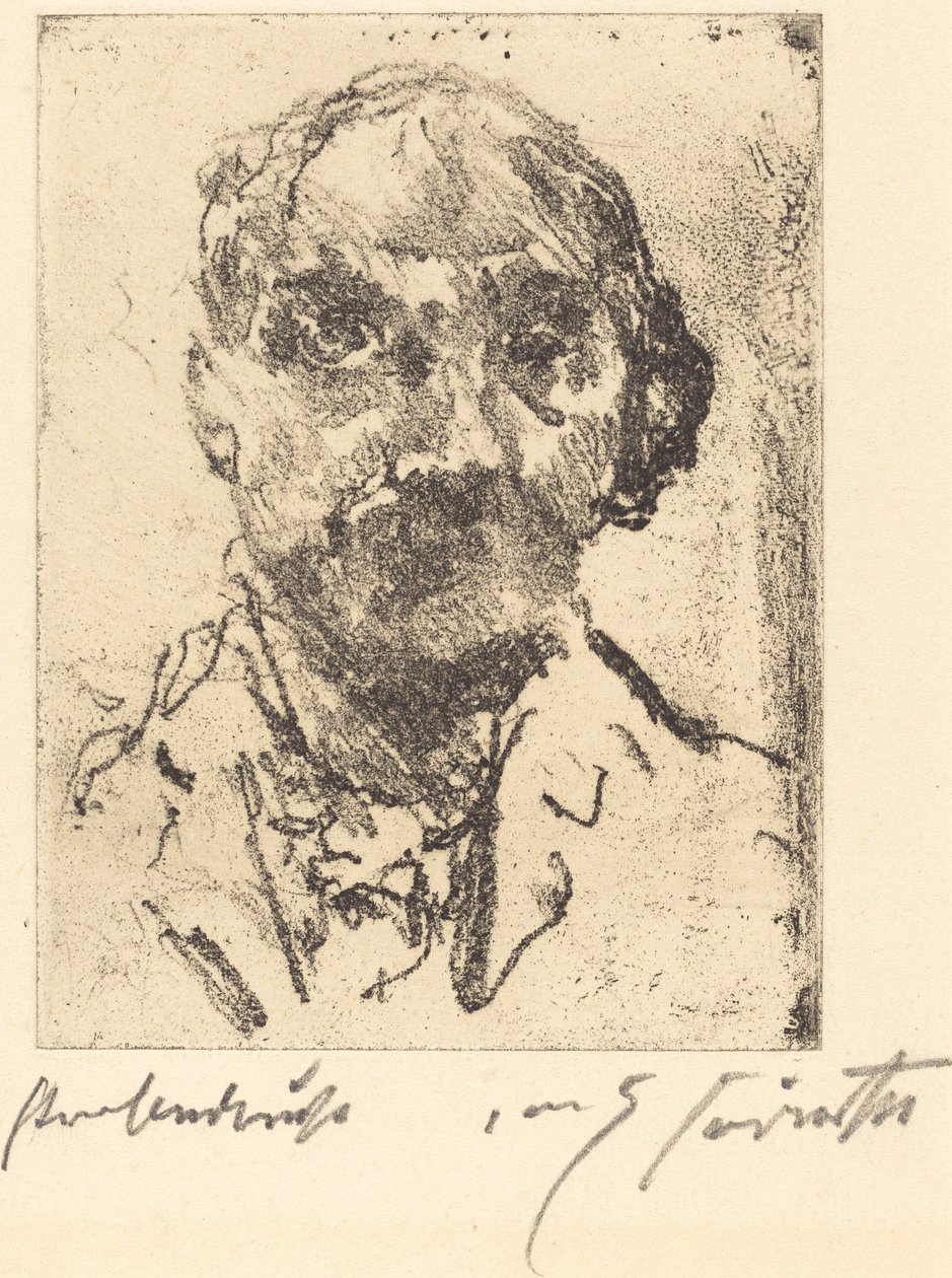 Selvportræt (selvportræt) af Lovis Corinth
