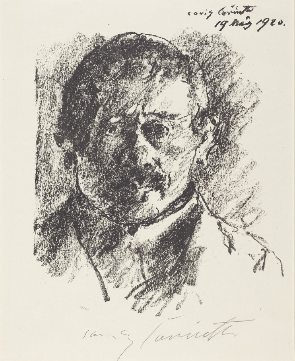 Selvportræt af Lovis Corinth