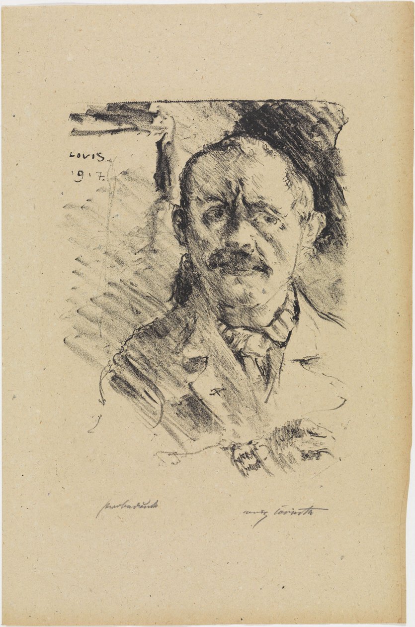 Selvportræt af Lovis Corinth
