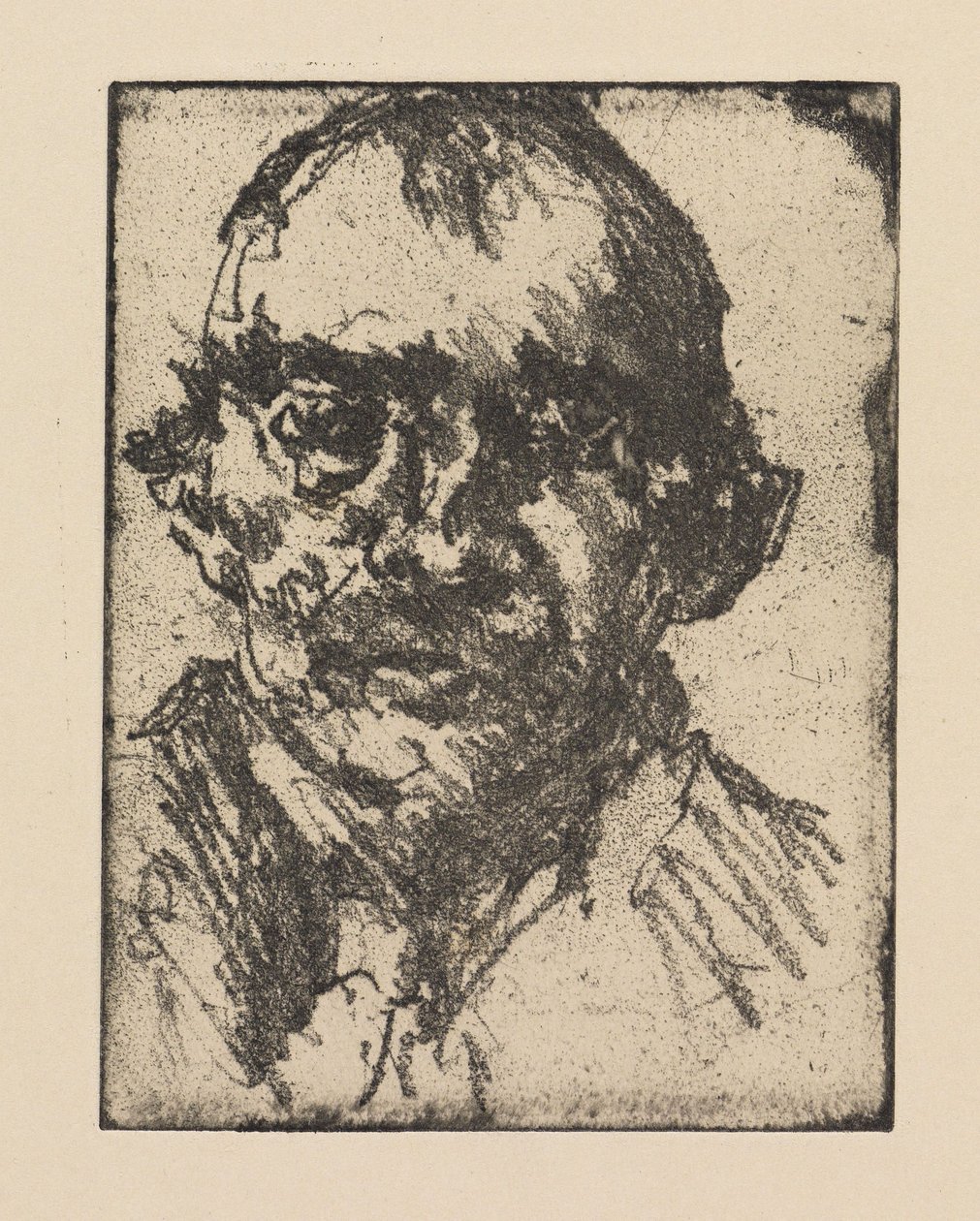 Selvportræt 1921 af Lovis Corinth