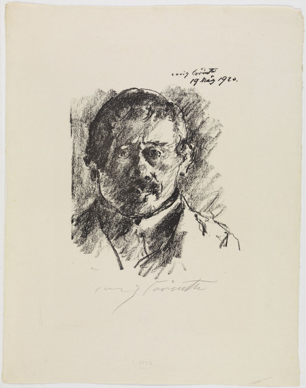 Selvportræt, 19. marts 1920 af Lovis Corinth