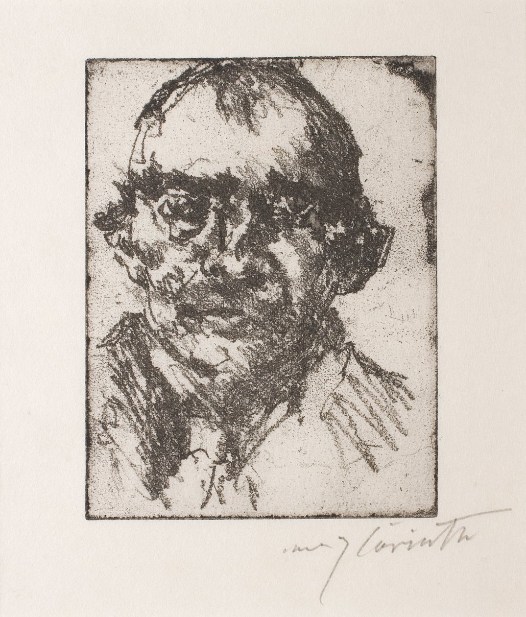 selvportræt af Lovis Corinth