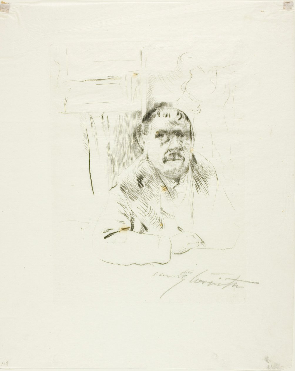 Selvportræt af Lovis Corinth