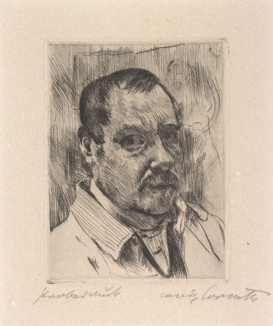 Selvportræt af Lovis Corinth