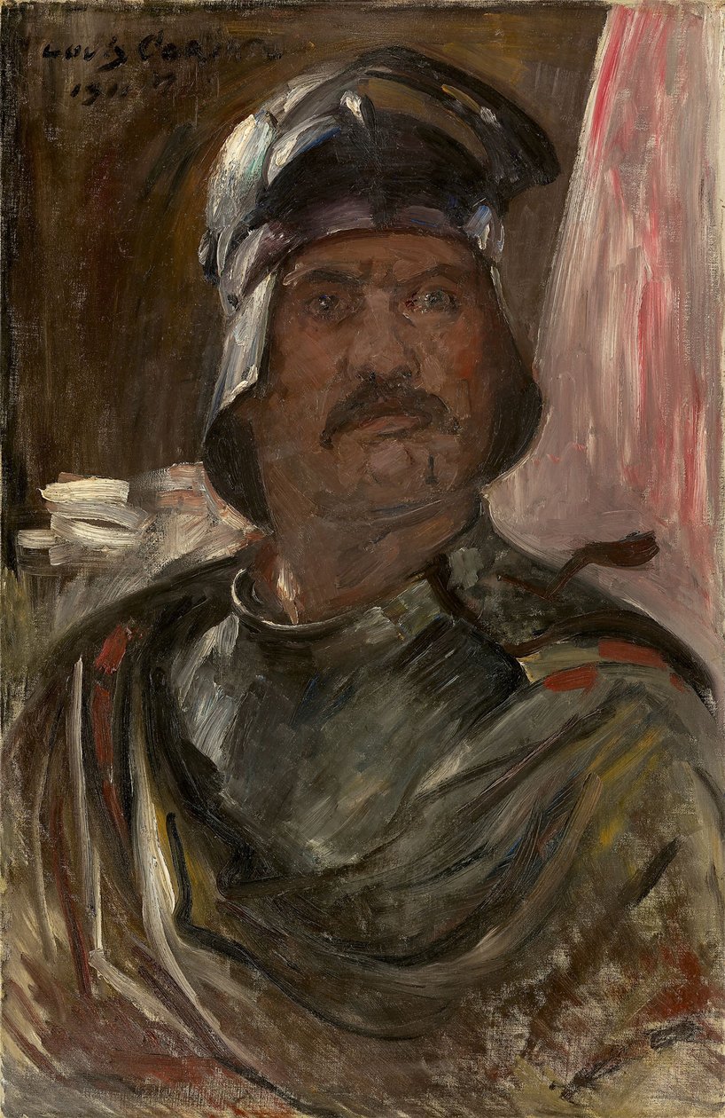 Selvportræt i rustning, 1911. af Lovis Corinth