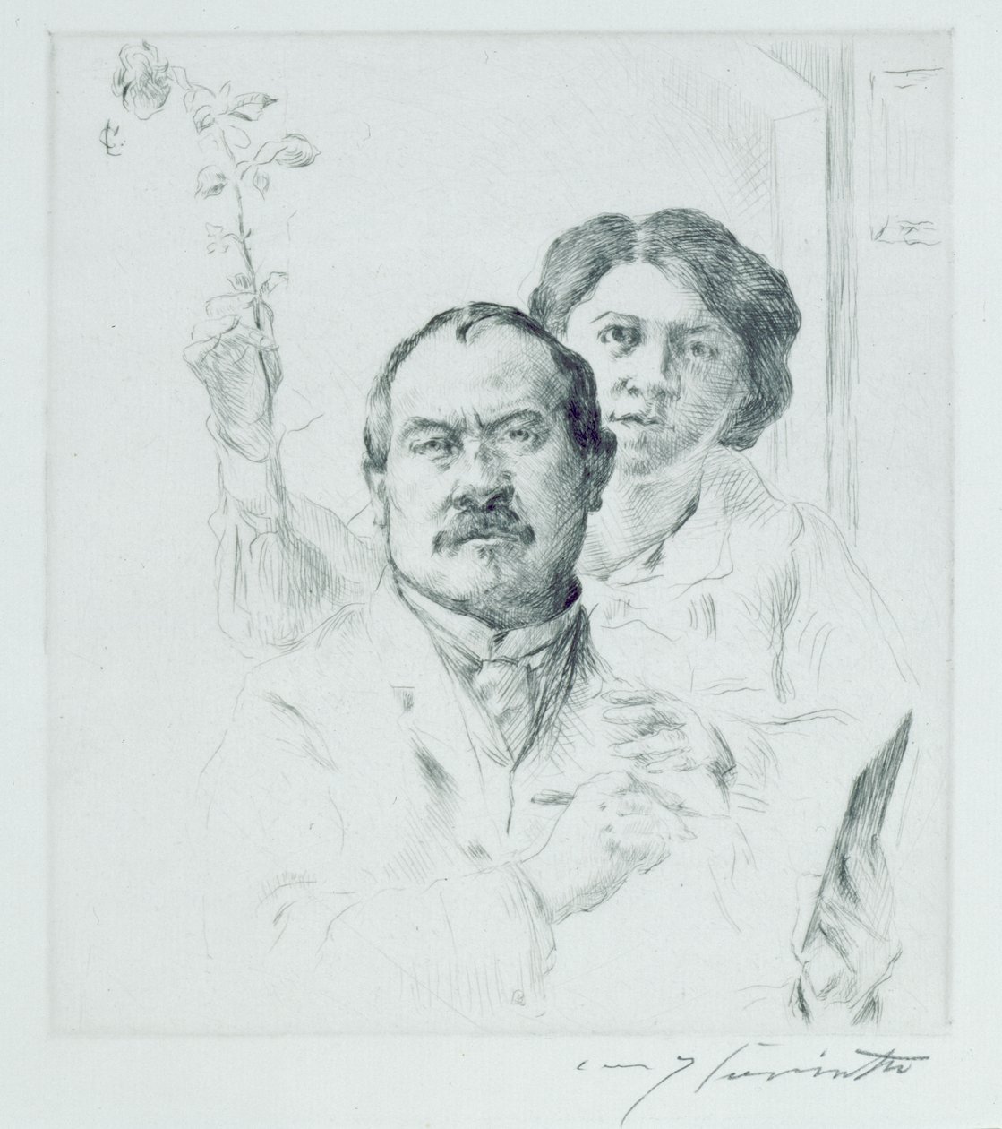 Selvportræt med hustru af Lovis Corinth