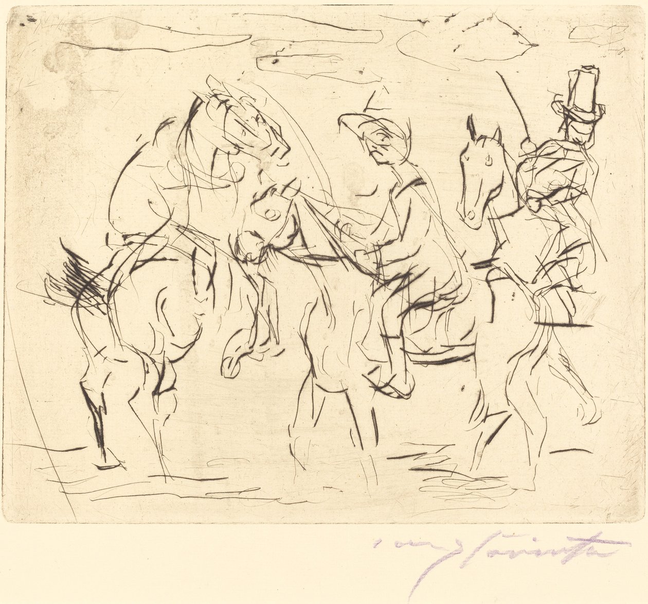 Søndags ryttere af Lovis Corinth