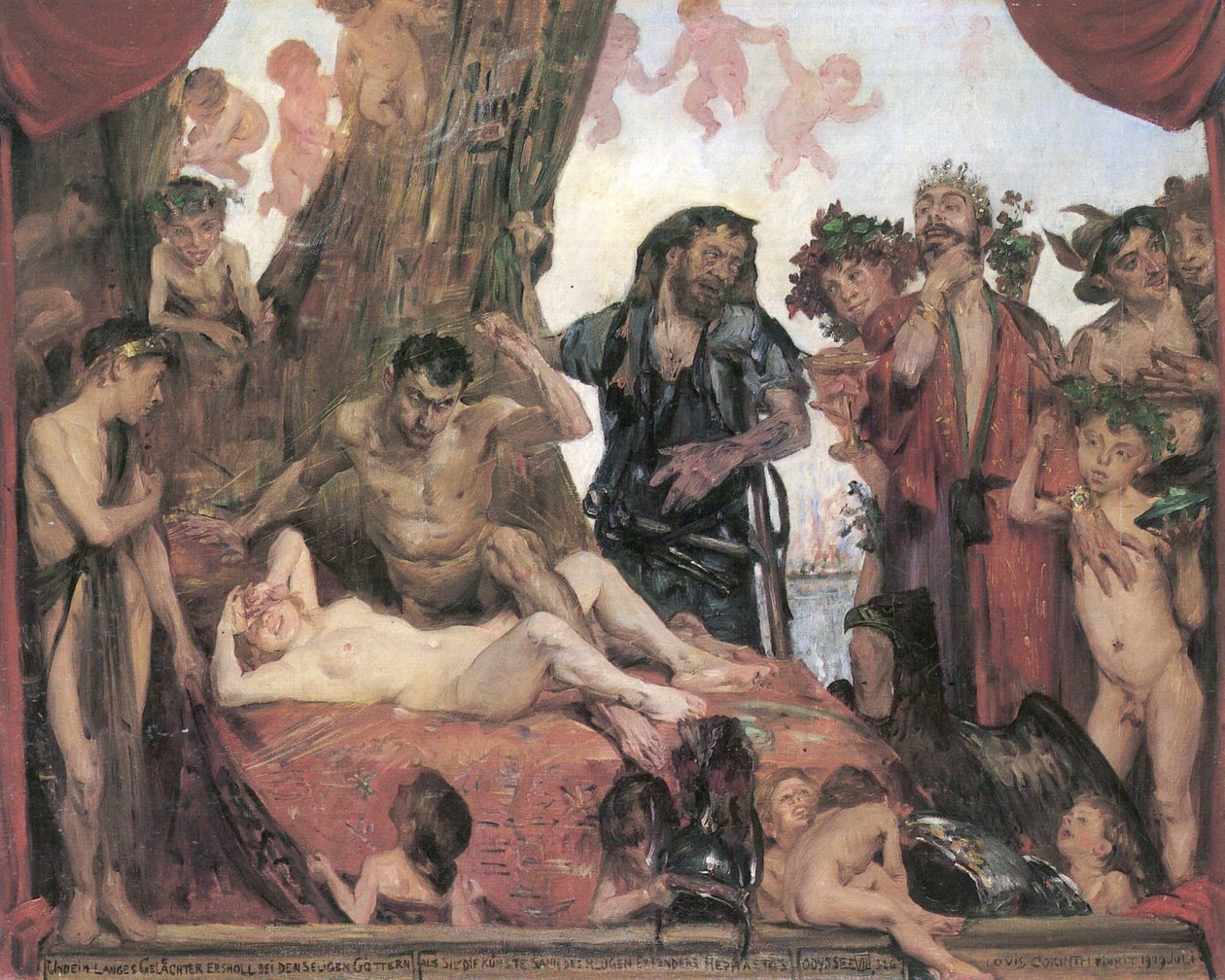 Den homeriske latter af Lovis Corinth