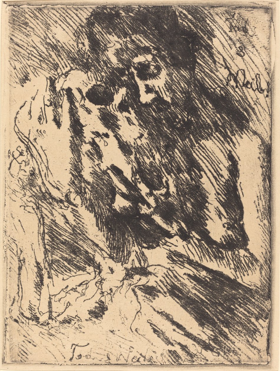 Tod und Weib Death and the Woman, 1921 udgivet 1922. af Lovis Corinth