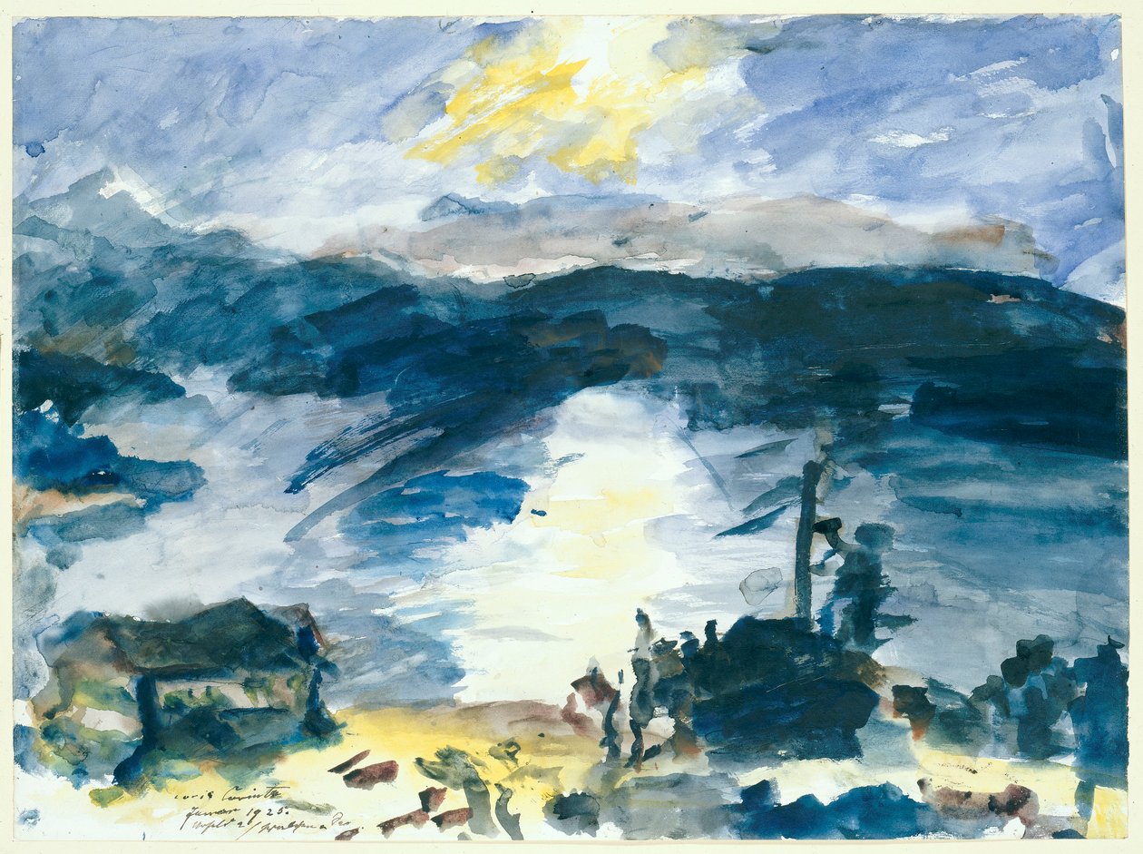 Landskabet ved Walchensee af Lovis Corinth