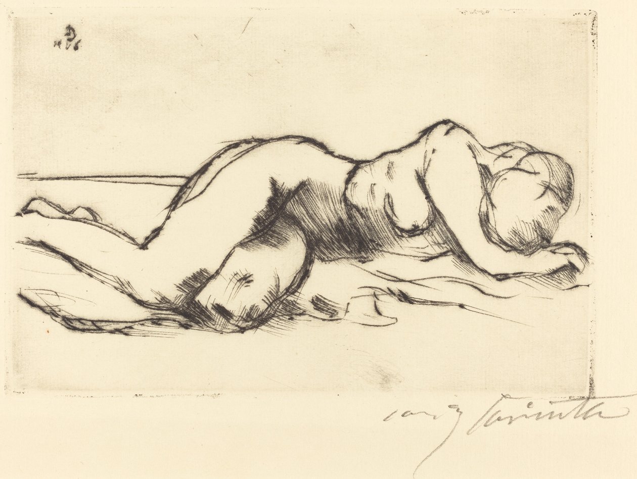 Kvindelige nøgen Kvindelige nøgen, 1916. af Lovis Corinth