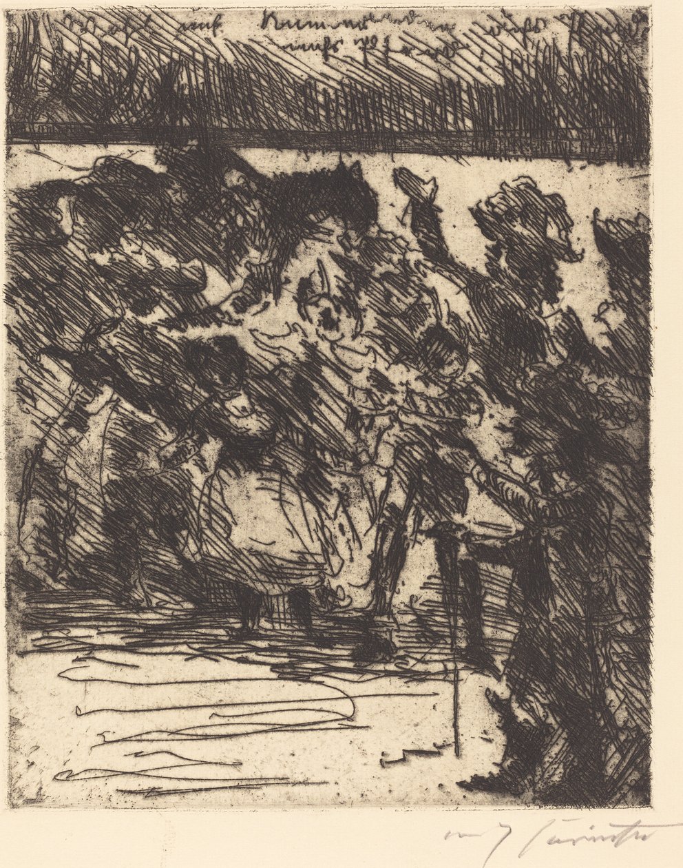Kom på, kammerater, på din hest, på din hest! Ind i marken, draget til frihed!..., 1923. af Lovis Corinth