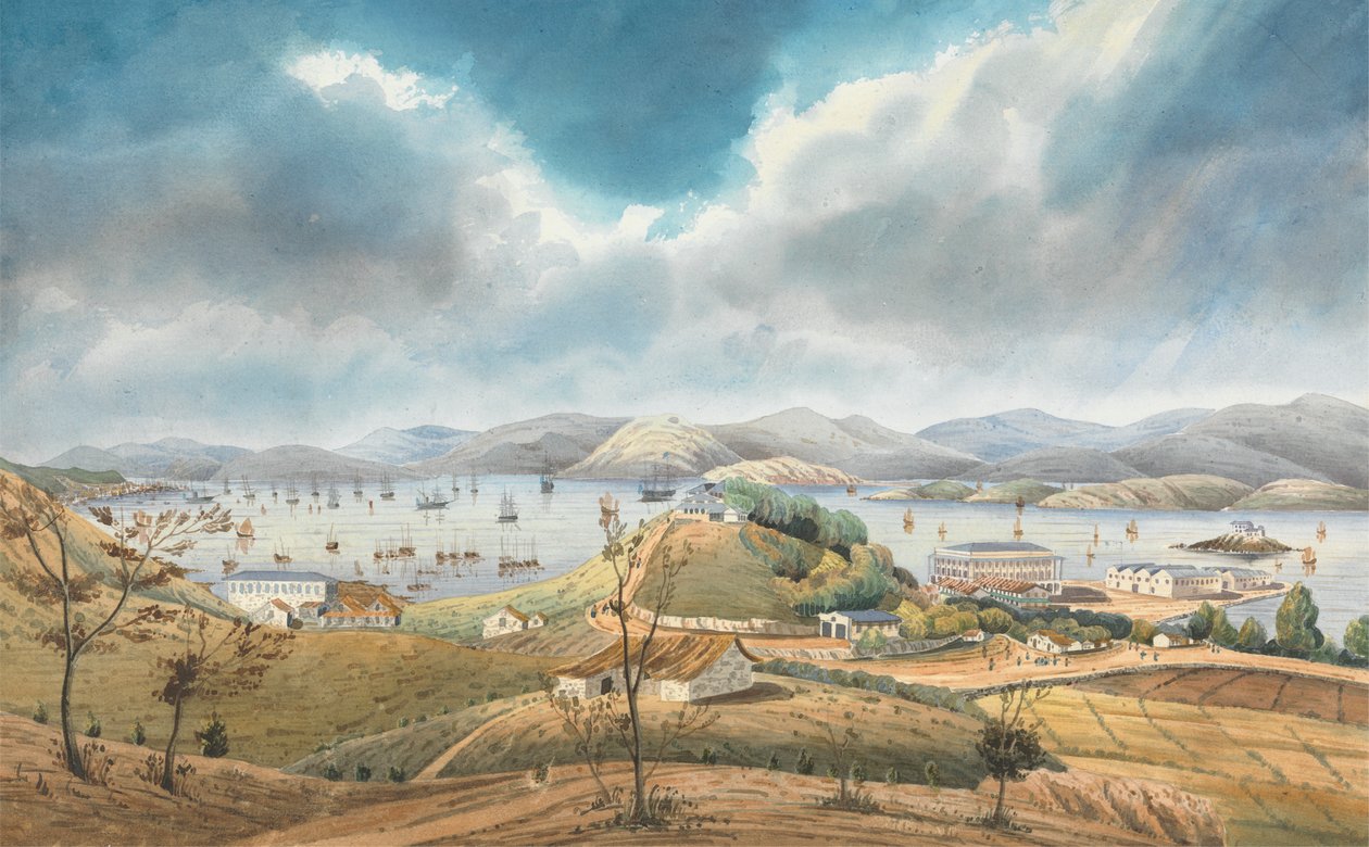 Hong Kong havn af Lt. Humphrey John Julian