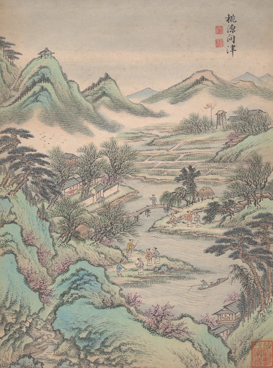 Otte landskaber, 1699. af Lu Han