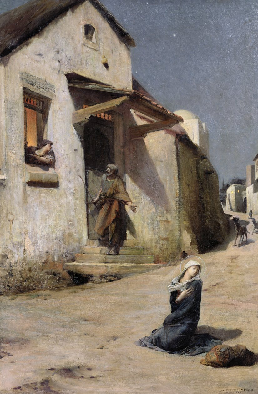 Ankomsten til Betlehem, 1897 af Luc Oliver Merson