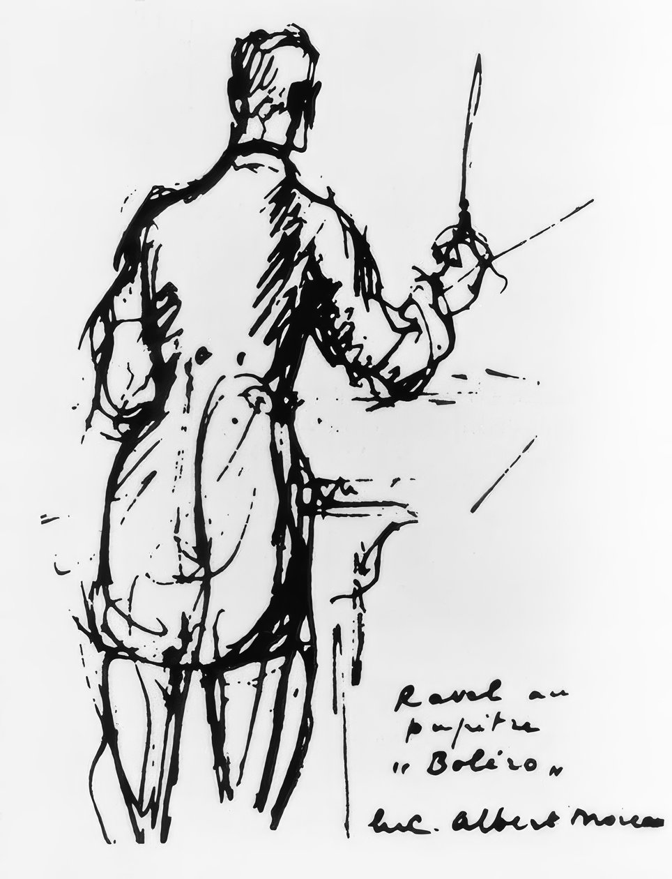Ravel dirigerer boleroen af Luc Albert Moreau