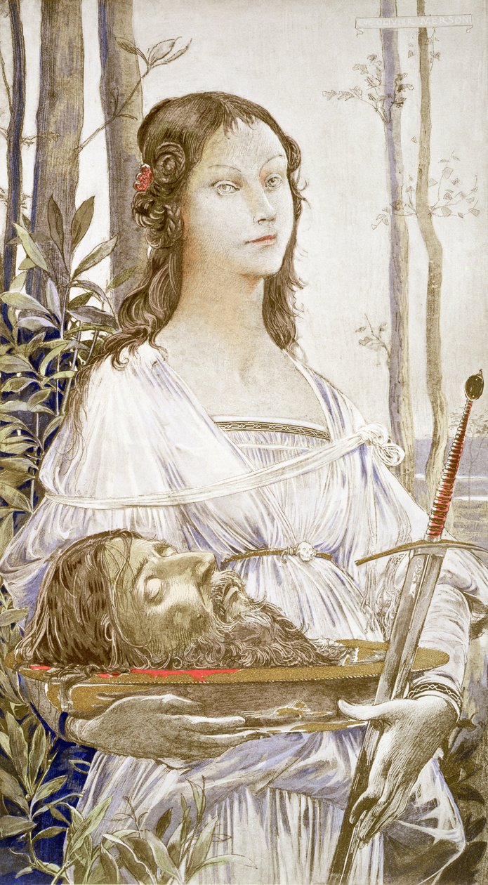 Salome med Johannes Døberens hoved, fra "L