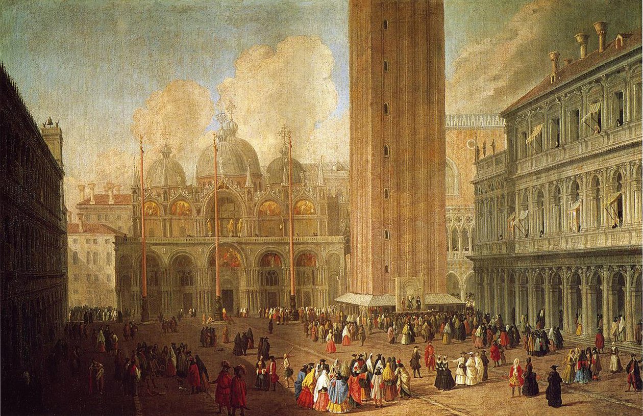 Piazza San Marco, Venedig, ca. 1722 af Luca Carlevaris