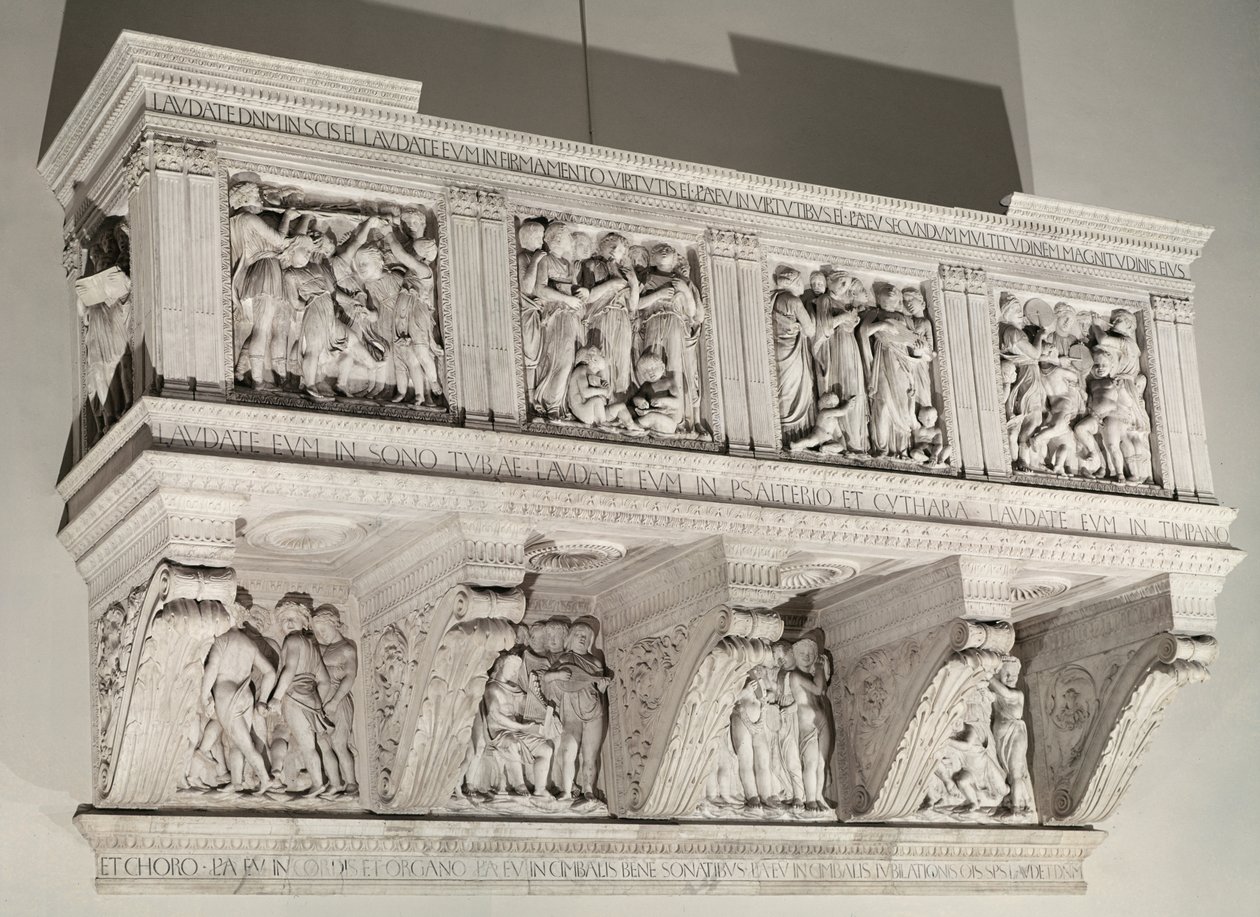 Cantoria, ca.1431-38 (marmor) af Luca Della Robbia