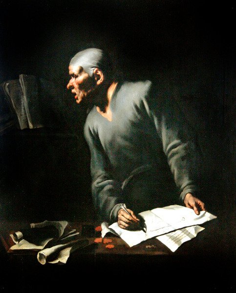 En filosof, ca. 1650 af Luca Giordano