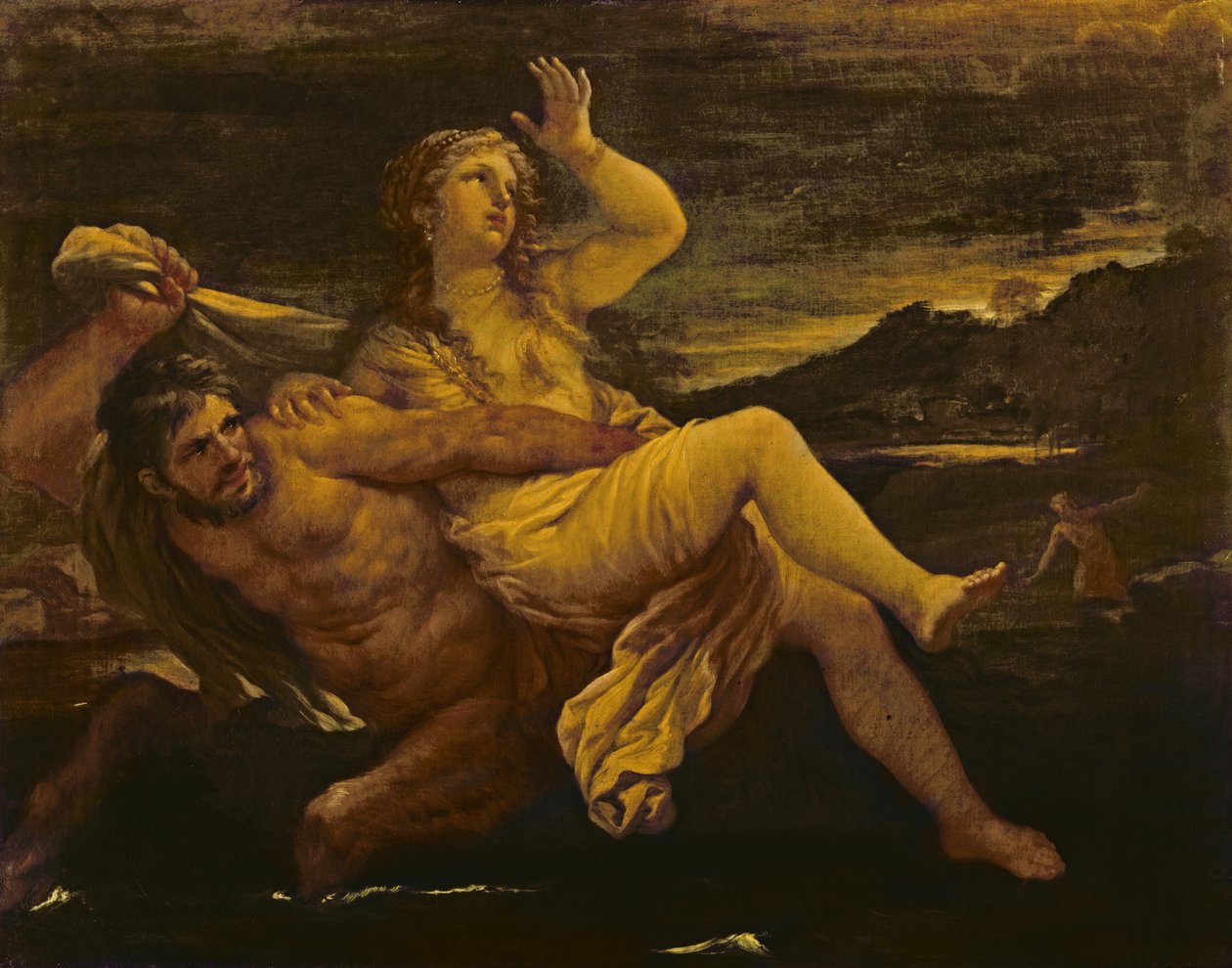 Bortførelsen af Deianeira af Luca Giordano