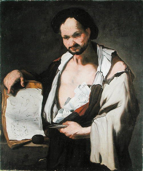 Den gamle filosof af Luca Giordano