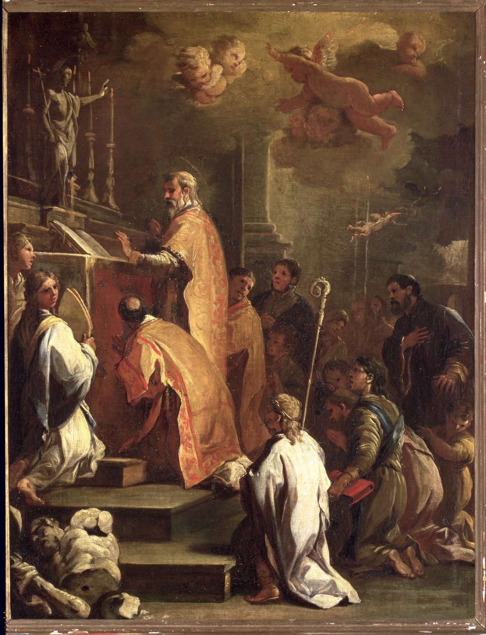 Sankt Gregors messe af Luca Giordano