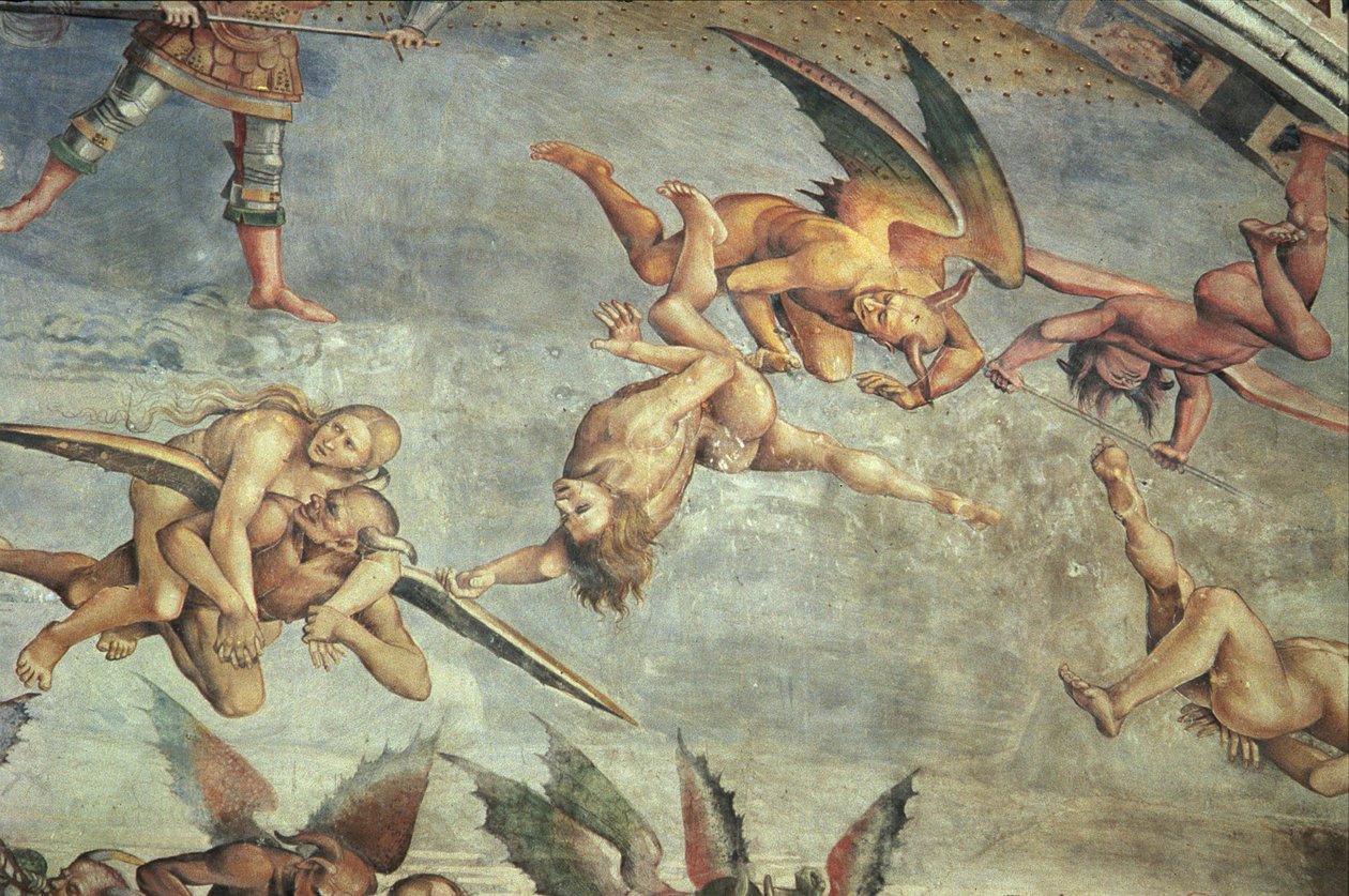Djævle, fra Den sidste dom (detalje) af Luca Signorelli