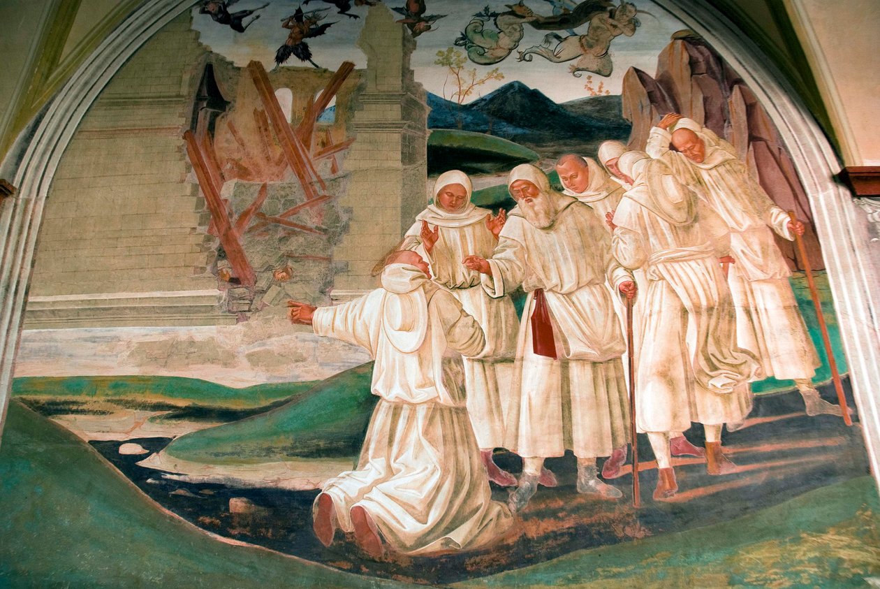Gud straffer Firenze af Luca Signorelli