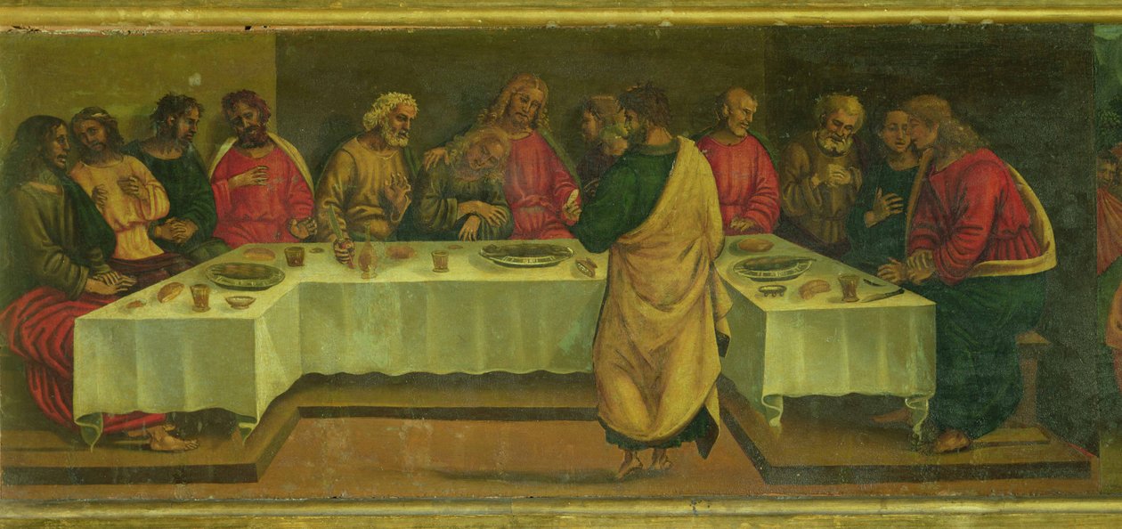 Predella Panel: Sidste Nadver af Luca Signorelli