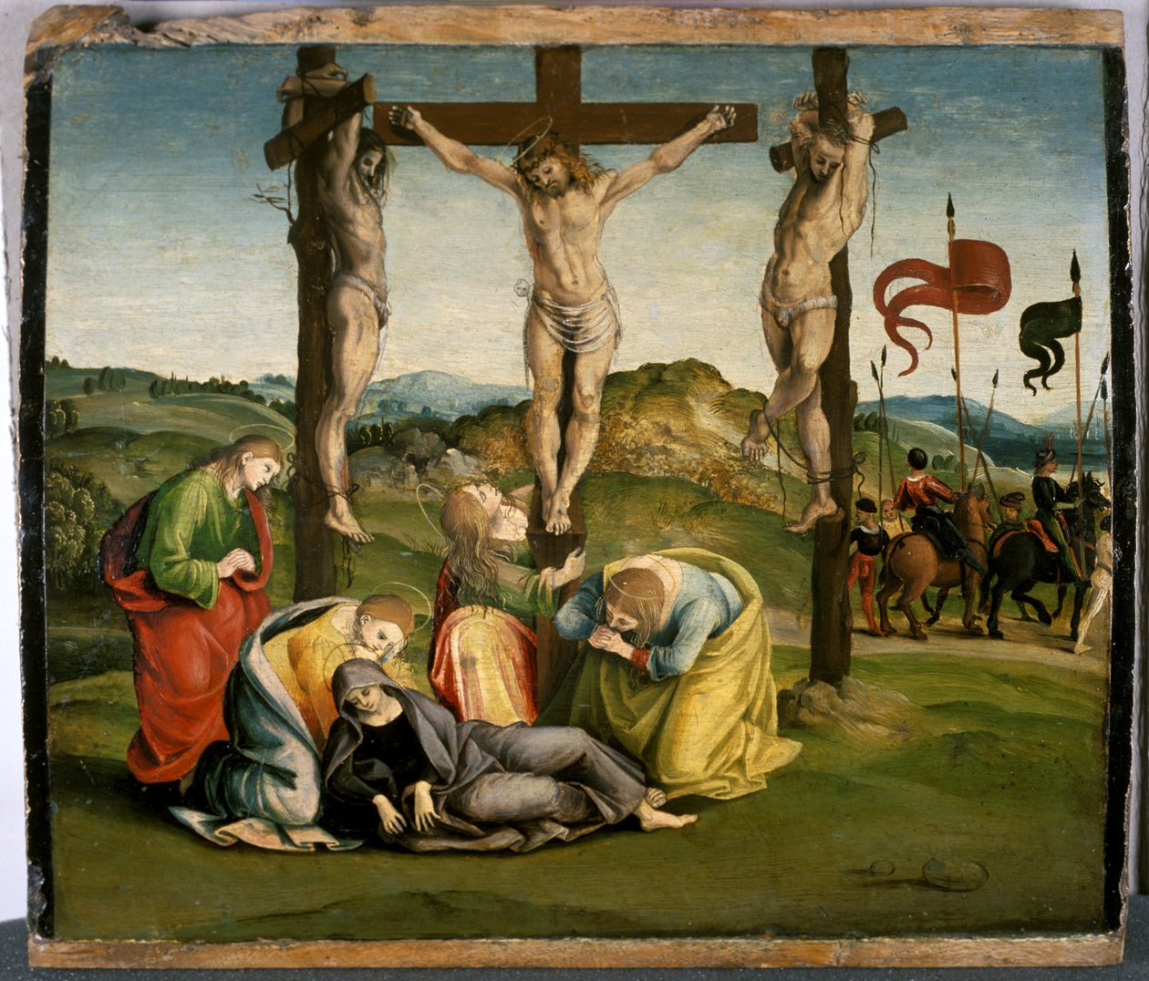 The Crucifixion, ca. 1507 (tempera på træ) af Luca Signorelli