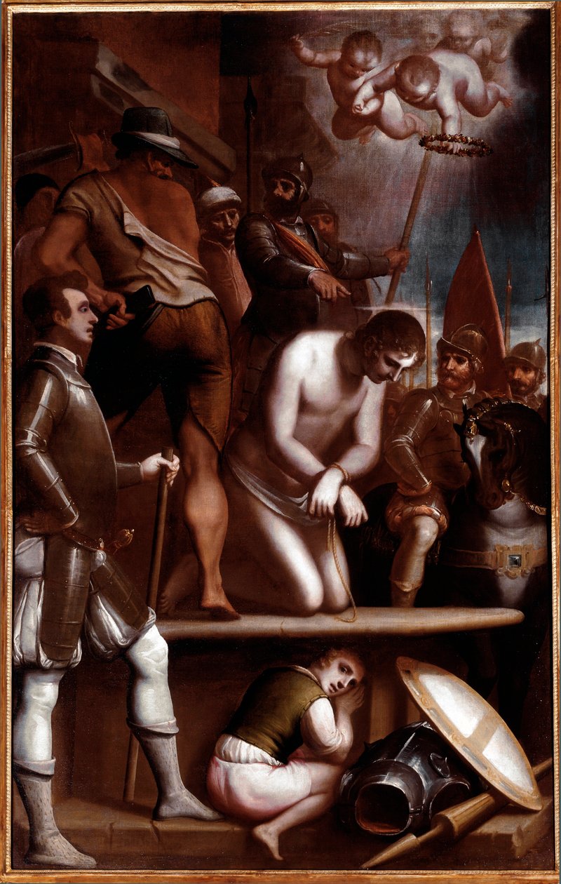 Aflejringen af Saint George (maleri af Luca Cambiaso