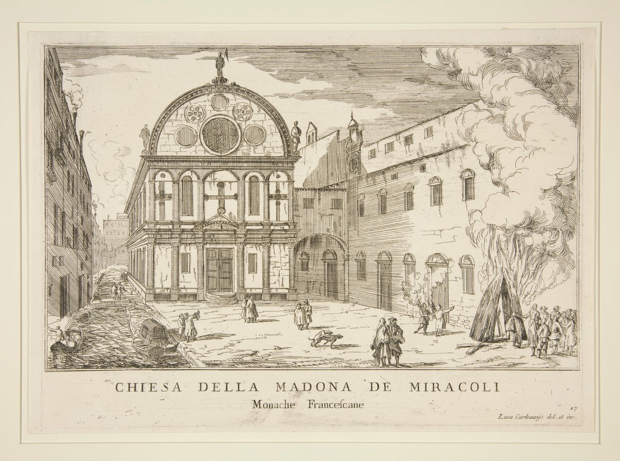 Madona de Miracoli-kirken, fra af Luca Carlevarijs