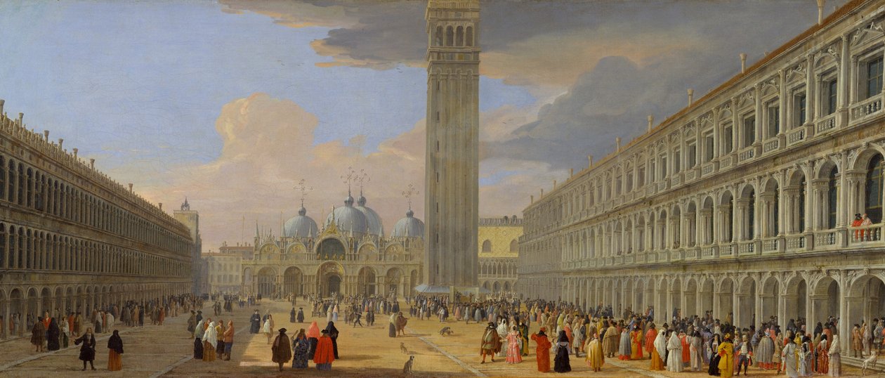 Piazza San Marco, Venedig, ca. 1709 af Luca Carlevaris