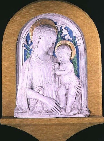 Madonna og barn af Luca Della Robbia
