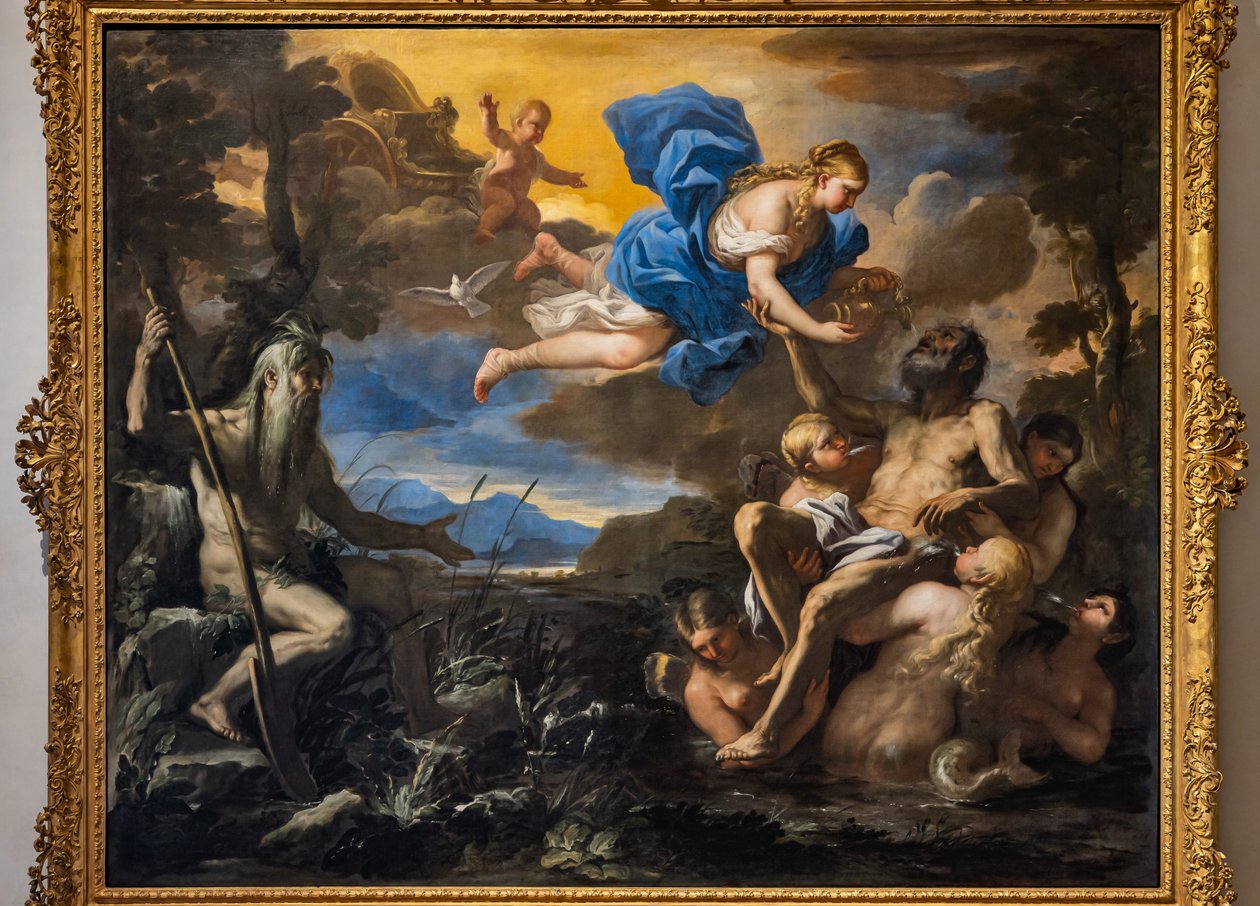 Æneas gjort udødelig af Venus, anden halvdel af 1600-tallet (olie på lærred) af Luca Giordano