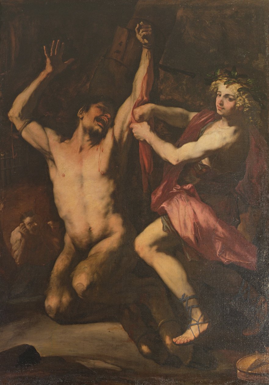 Apollo og Marsia, ca. 1678 (olie på lærred) af Luca Giordano