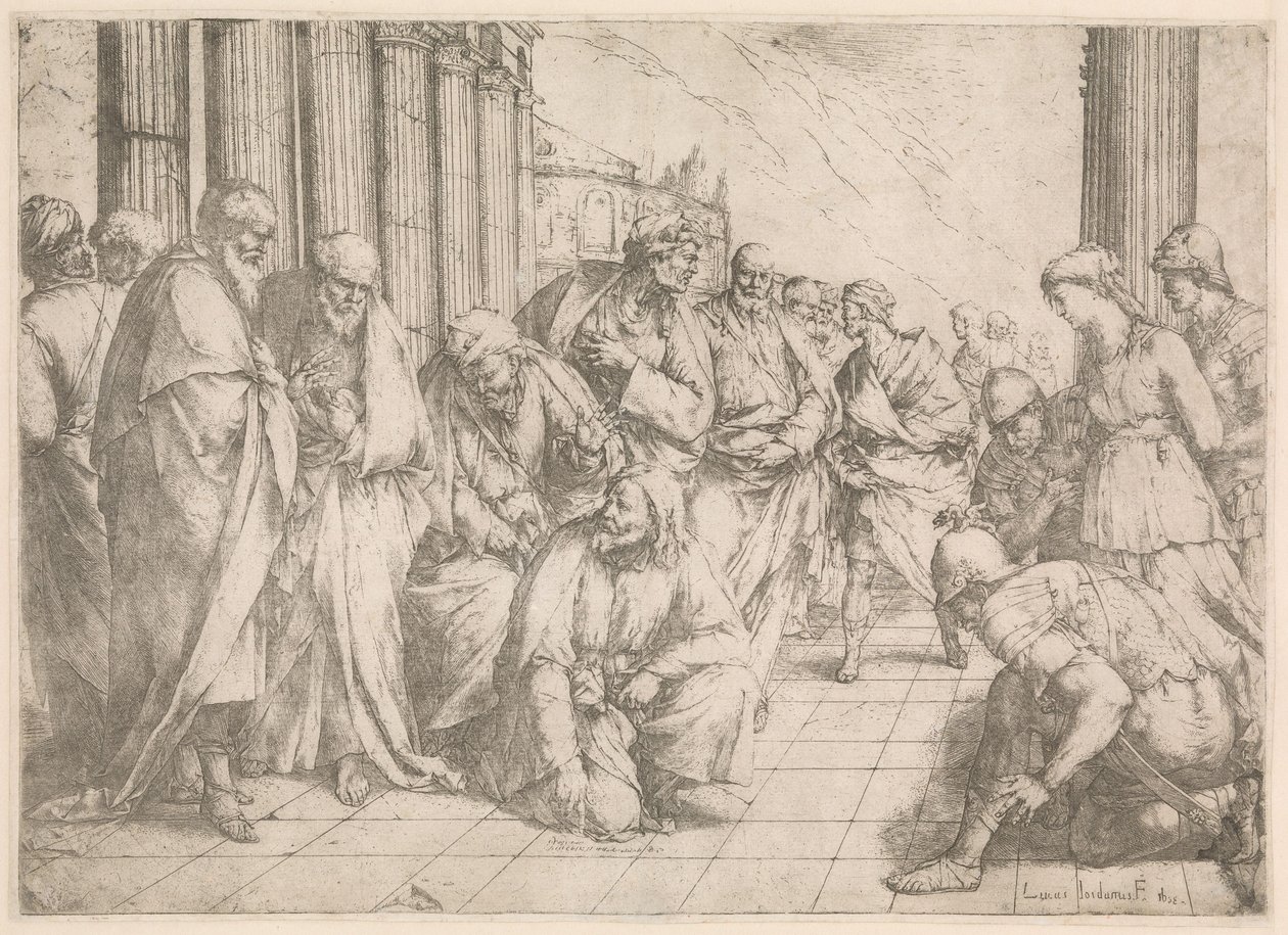Kristus og kvinden taget i utroskab Kristus og kvinden taget i utroskab af Luca Giordano