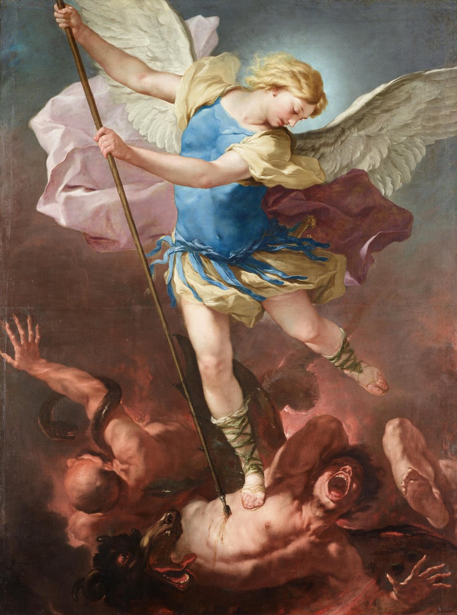 Sankt Mikael af Luca Giordano