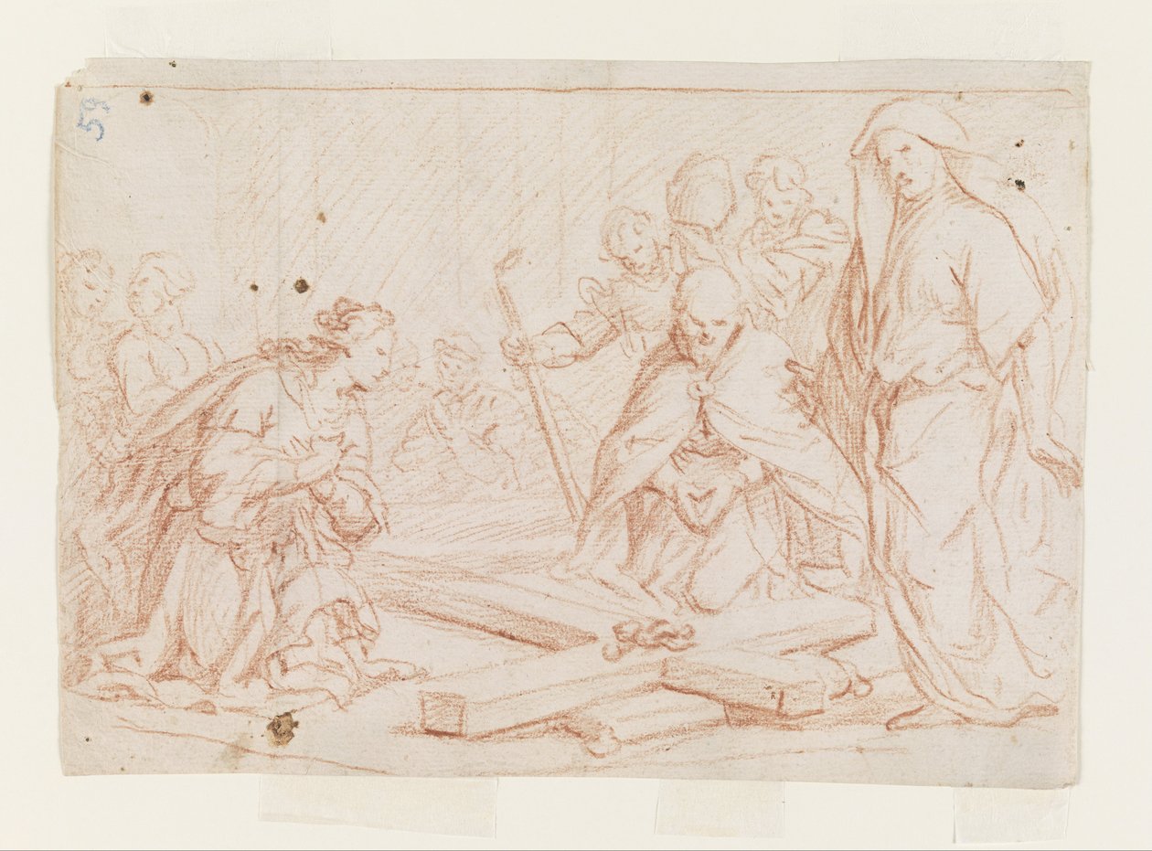 Fund af korset af Luca Giordano