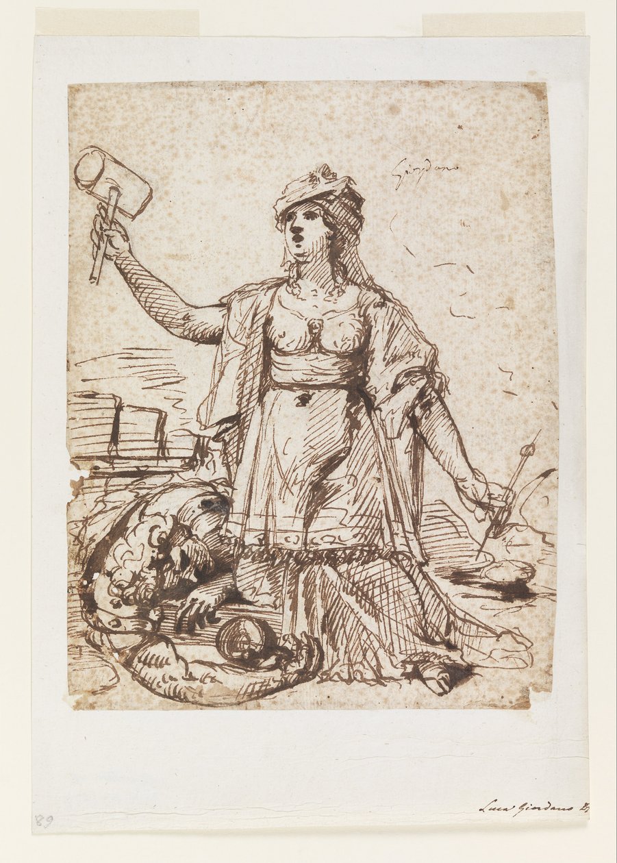 Jael og Sisera af Luca Giordano