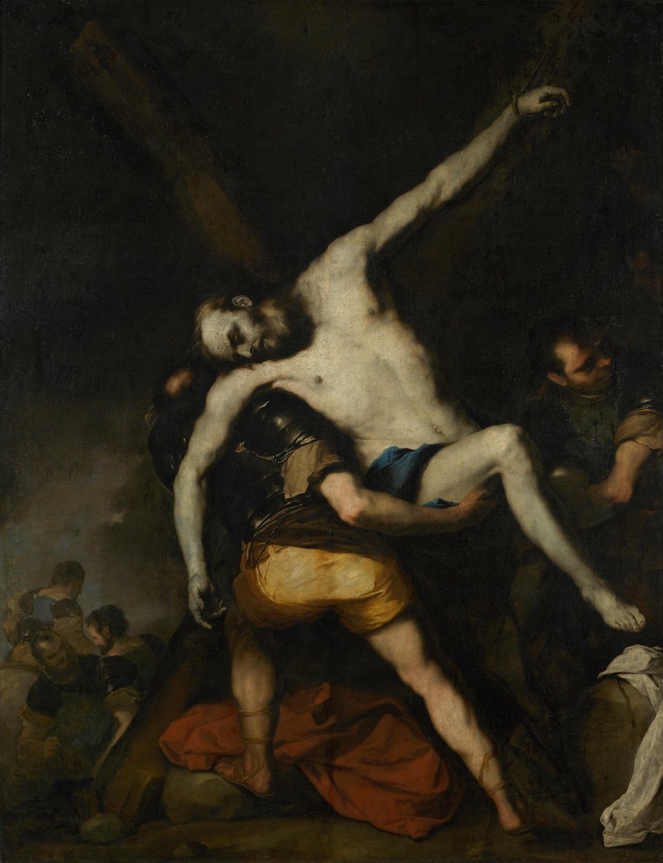 Nedtagelsen fra korset af Sankt Andreas af Luca Giordano