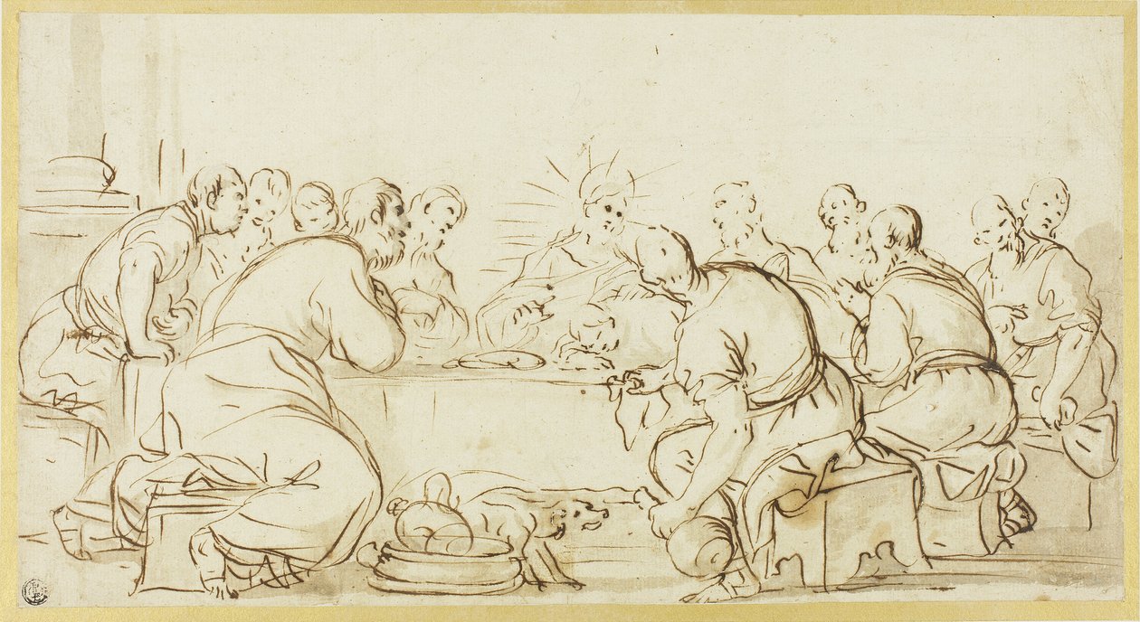 Sidste aftensmad af Luca Giordano