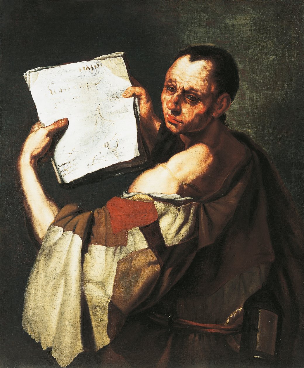 Filosof eller helgen (olie på lærred) af Luca Giordano