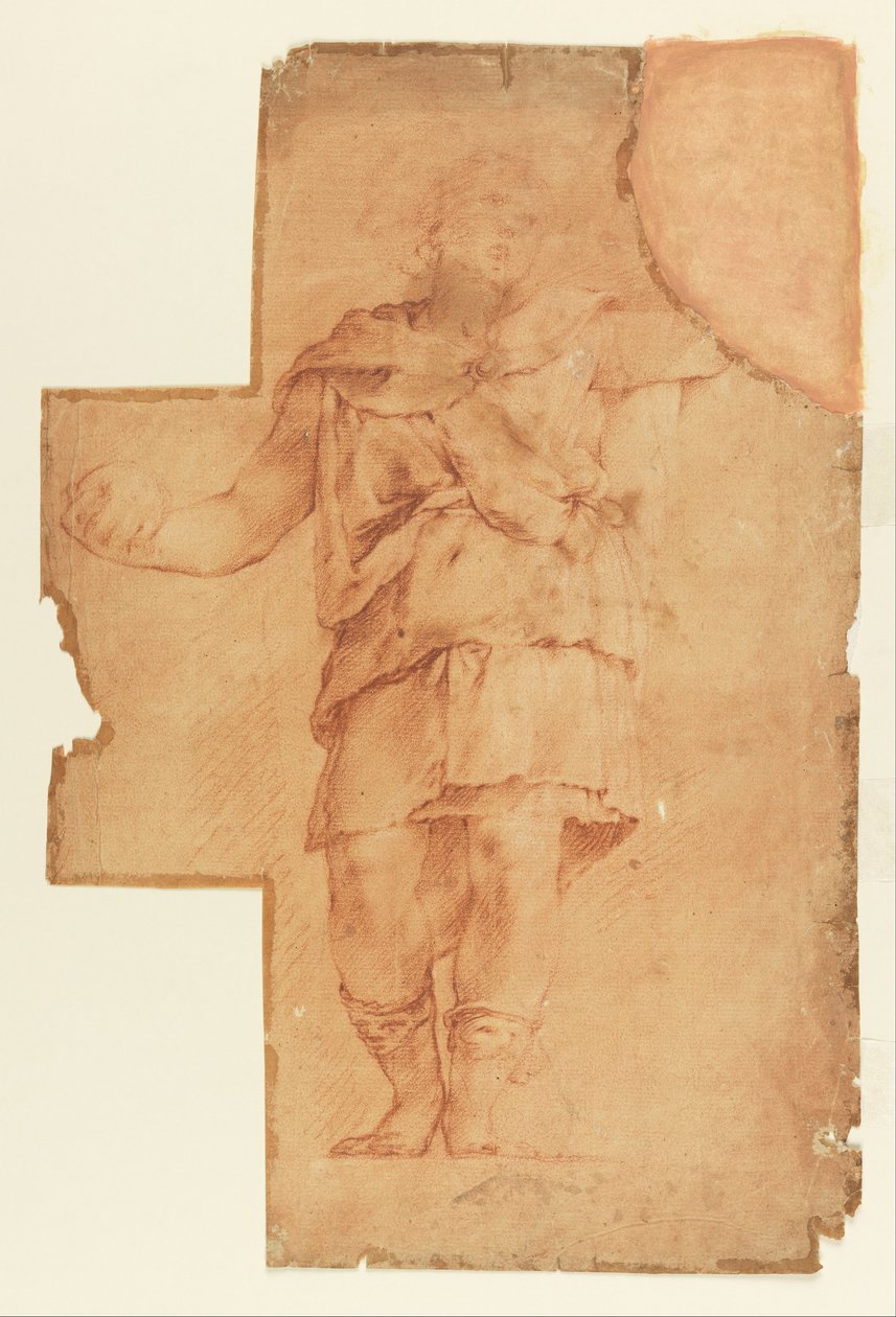 Studie af stående figur af Luca Giordano